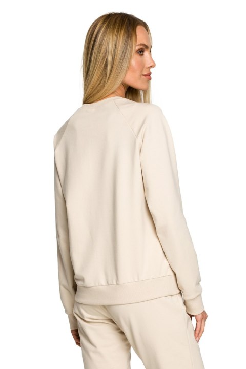 Bluza Damska Model MOE693 Piasek - Moe - M Bluza Damska Model MOE693 Piasek - Moe - M