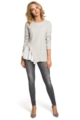 Bluzka Model MOE333 Popiel - Moe - XL