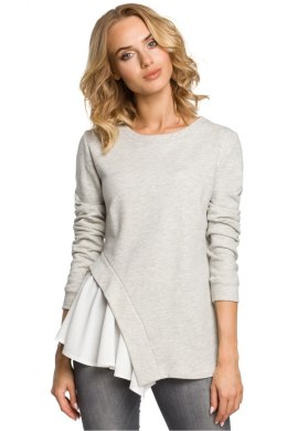 Bluzka Model MOE333 Popiel - Moe - XXL