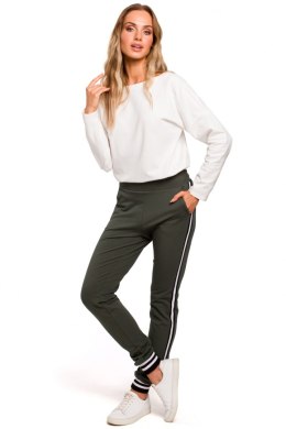Spodnie Damskie Model MOE460 Military Green - Moe - L