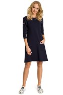 Sukienka Model MOE343 Navy - Moe - XXXL Sukienka Model MOE343 Navy - Moe - XXXL