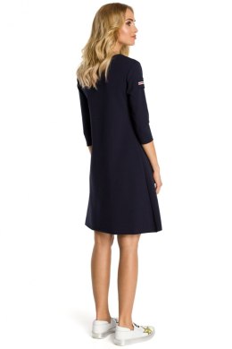 Sukienka Model MOE343 Navy - Moe - XXXL