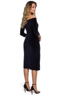 Sukienka Model MOE559 Navy - Moe - XXL Sukienka Model MOE559 Navy - Moe - XXL