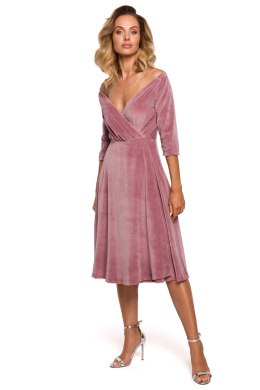 Sukienka Model MOE645 Dirty Pink - Moe - M