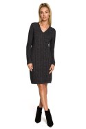 Sukienka Model MOE713 Grafit - Moe - S/M Sukienka Model MOE713 Grafit - Moe - S/M