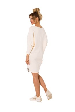 Sukienka Model MOE732 Śmietana - Moe - XXL