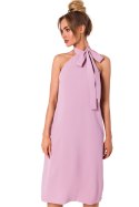 Sukienka Model MOE736 Dirty Pink - Moe - XXL Sukienka Model MOE736 Dirty Pink - Moe - XXL