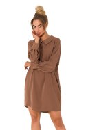 Sukienka Model MOE740 Czekolada - Moe - XXL Sukienka Model MOE740 Czekolada - Moe - XXL