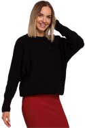 Sweter Damski Model MOE537 Black - Moe - S/M Sweter Damski Model MOE537 Black - Moe - S/M