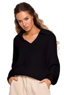 Sweter Damski Model MOE687 Black - Moe - L/XL Sweter Damski Model MOE687 Black - Moe - L/XL