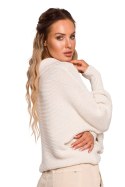 Sweter Damski Model MOE687 Kość słoniowa - Moe - L/XL Sweter Damski Model MOE687 Kość słoniowa - Moe - L/XL