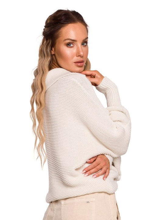 Sweter Damski Model MOE687 Kość słoniowa - Moe - L/XL Sweter Damski Model MOE687 Kość słoniowa - Moe - L/XL