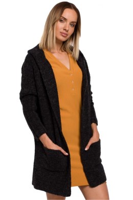 Sweter Kardigan Model MOE556 Antracyt - Moe - S/M