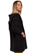 Sweter Kardigan Model MOE556 Antracyt - Moe - S/M