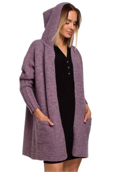 Sweter Kardigan Model MOE556 Wrzos - Moe Hurtownia odzieży on-line, moda damska, bielizna i obuwie dla kobiet - Matterhorn.pl - 