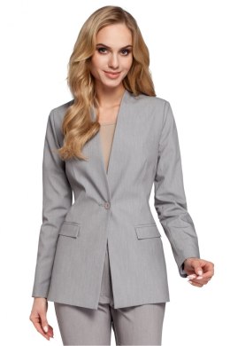 Żakiet Model MOE304 Grey - Moe - L