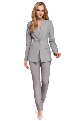 Żakiet Model MOE304 Grey - Moe - L