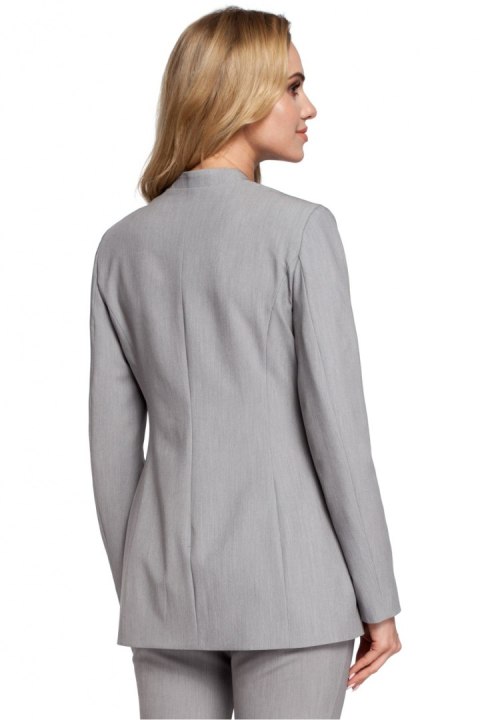 Żakiet Model MOE304 Grey - Moe - L Żakiet Model MOE304 Grey - Moe - L