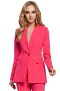 Żakiet Model MOE304 Pink - Moe - s Żakiet Model MOE304 Pink - Moe - s