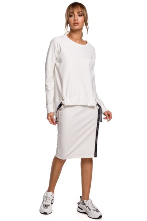 Bluza Damska Model MOE492 Ecru - Moe - M Bluza Damska Model MOE492 Ecru - Moe - M