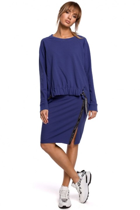 Bluza Damska Model MOE492 Indygo - Moe - M Bluza Damska Model MOE492 Indygo - Moe - M