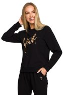 Bluza Damska Model MOE693 Black - Moe - L Bluza Damska Model MOE693 Black - Moe - L