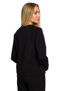 Bluza Damska Model MOE693 Black - Moe - XXL Bluza Damska Model MOE693 Black - Moe - XXL