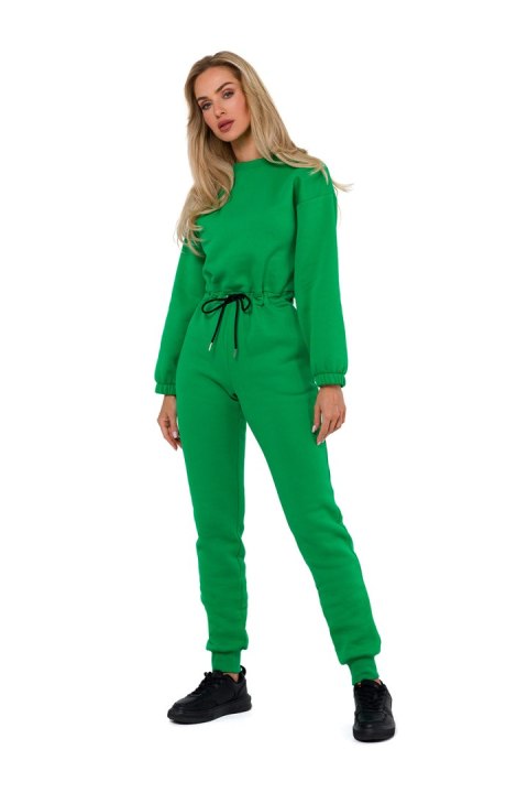 Spodnie Kombinezon Model MOE763 Green - Moe - s Spodnie Kombinezon Model MOE763 Green - Moe - s