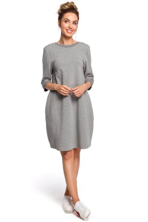 Sukienka Model MOE417 Grey - Moe - XXL Sukienka Model MOE417 Grey - Moe - XXL