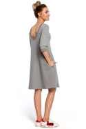Sukienka Model MOE417 Grey - Moe - s Sukienka Model MOE417 Grey - Moe - s