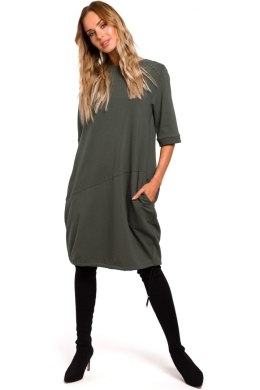 Sukienka Model MOE451 Military Green - Moe - L
