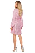Sukienka Model MOE715 Powder Pink - Moe - XL Sukienka Model MOE715 Powder Pink - Moe - XL