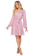 Sukienka Model MOE715 Powder Pink - Moe - XXL Sukienka Model MOE715 Powder Pink - Moe - XXL