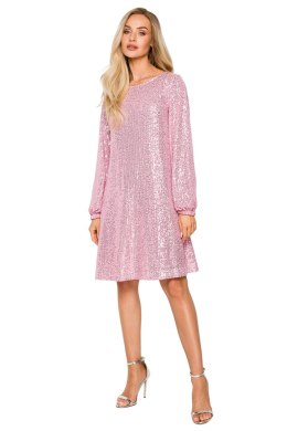 Sukienka Model MOE715 Powder Pink - Moe - XXL