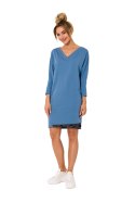 Sukienka Model MOE732 Blue - Moe - XXL Sukienka Model MOE732 Blue - Moe - XXL