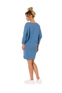 Sukienka Model MOE732 Blue - Moe - XXL Sukienka Model MOE732 Blue - Moe - XXL