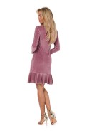 Sukienka Model MOE765 Dirty Pink - Moe - M Sukienka Model MOE765 Dirty Pink - Moe - M