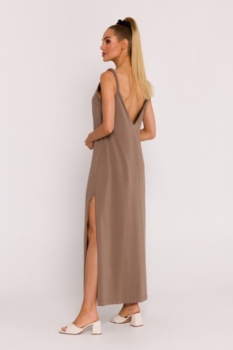 Sukienka Model MOE791 Cacao - Moe - XXL Sukienka Model MOE791 Cacao - Moe - XXL