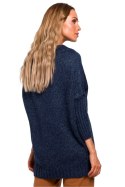 Sweter Damski Model MOE470 Navy - Moe - S/M Sweter Damski Model MOE470 Navy - Moe - S/M