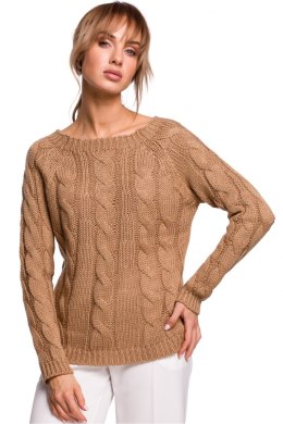 Sweter Damski Model MOE511 Beige - Moe - S/M