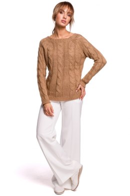 Sweter Damski Model MOE511 Beige - Moe - S/M