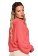 Sweter Damski Model MOE687 Brzoskwinia - Moe - S/M Sweter Damski Model MOE687 Brzoskwinia - Moe - S/M