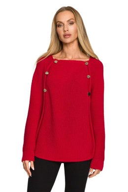 Sweter Damski Model MOE712 Malina - Moe - S/M