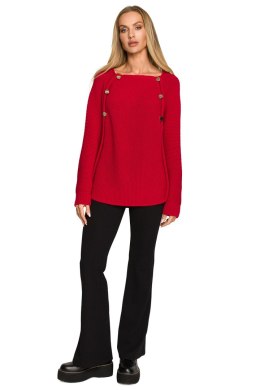 Sweter Damski Model MOE712 Malina - Moe - S/M