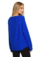 Sweter Damski Model MOE712 Szafir - Moe - S/M Sweter Damski Model MOE712 Szafir - Moe - S/M