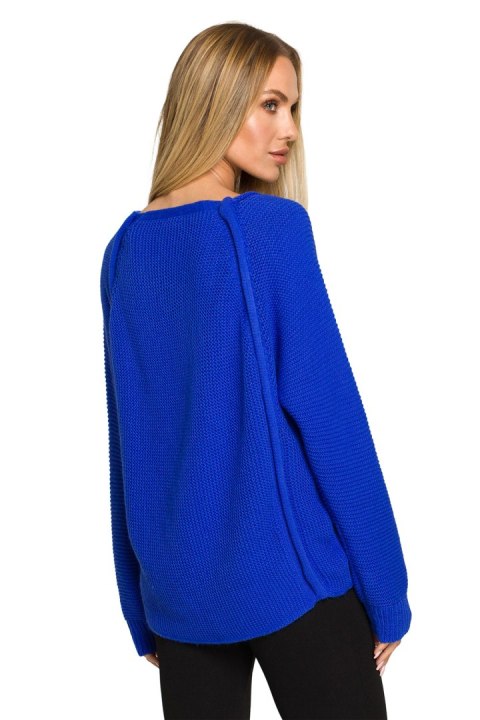 Sweter Damski Model MOE712 Szafir - Moe - S/M Sweter Damski Model MOE712 Szafir - Moe - S/M