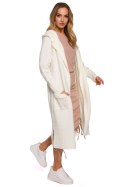 Sweter Kardigan Model MOE596 Ecru - Moe - uniwersalny