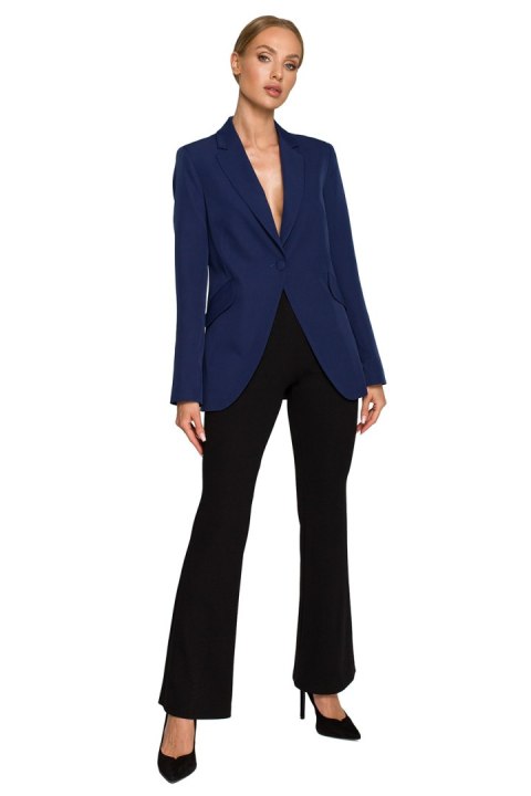 Żakiet Model MOE701 Navy - Moe - XXL Żakiet Model MOE701 Navy - Moe - XXL