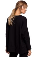 Bluza Damska Model MOE491 Black - Moe - L/XL Bluza Damska Model MOE491 Black - Moe - L/XL