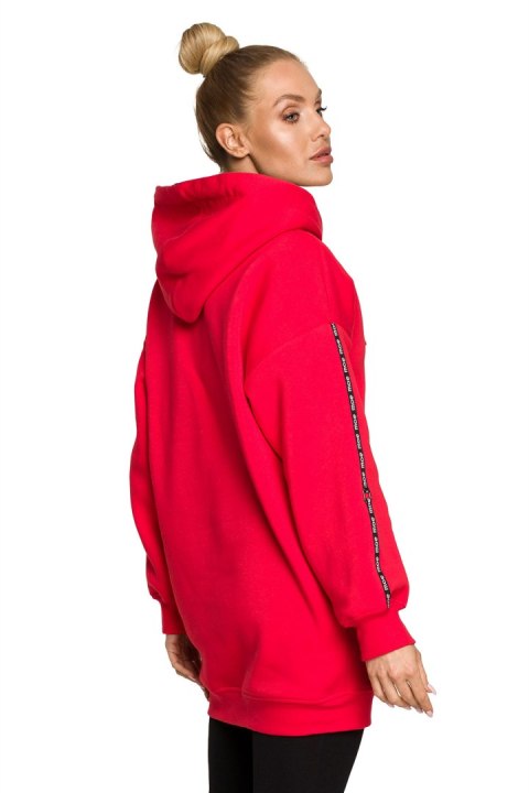 Bluza Damska Model MOE696 Red - Moe - S Bluza Damska Model MOE696 Red - Moe - S